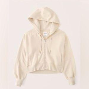 Abercrombie & Fitch 90s Sharkbite Full-Zip Hoodie